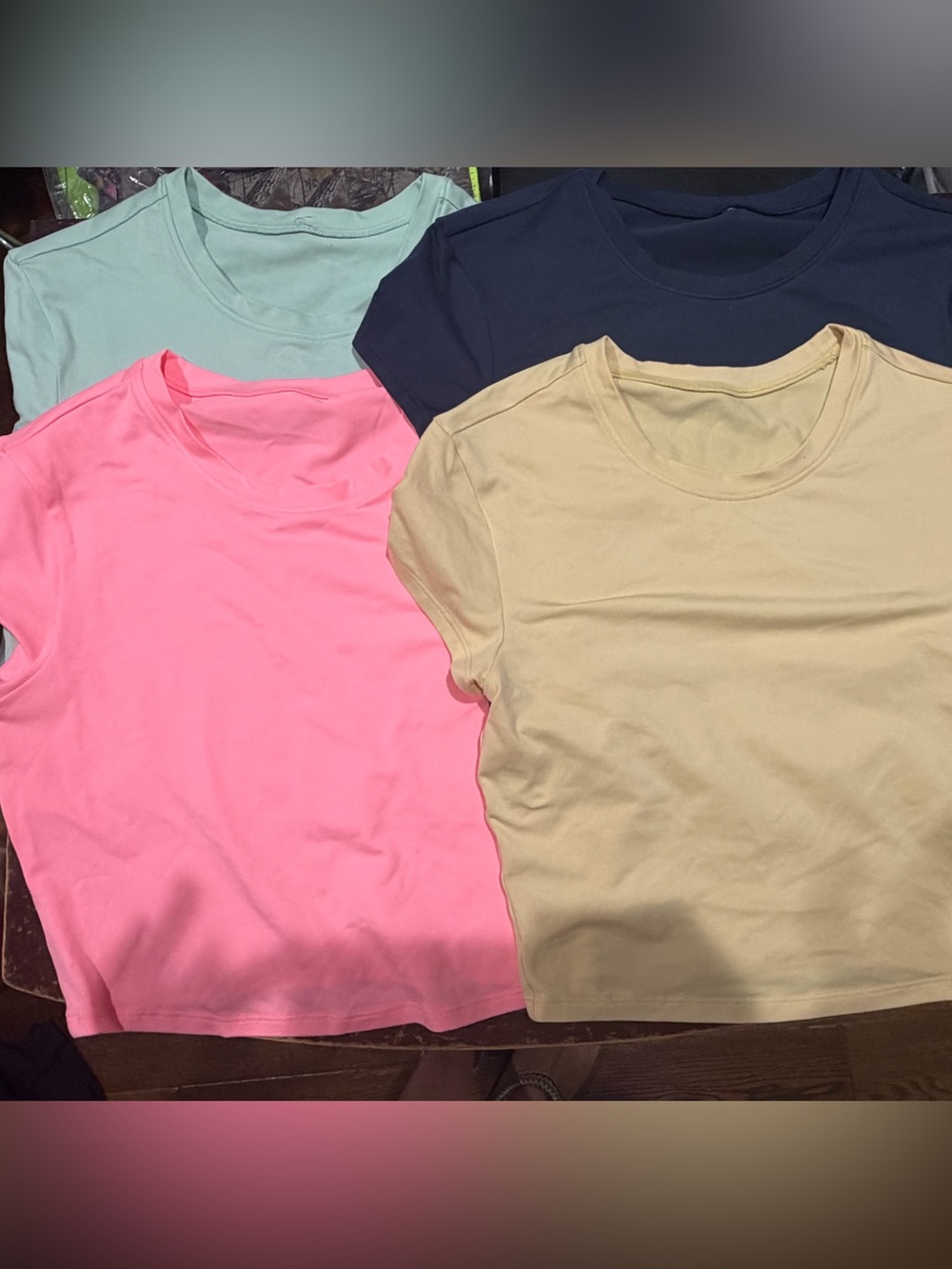 AlO kids Crewneck Tee - Pink, Mint, Navy, & Cream